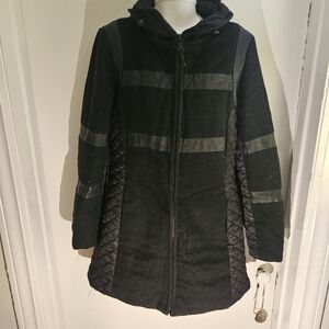 1 Madison Black Quilted Ski Jacket
